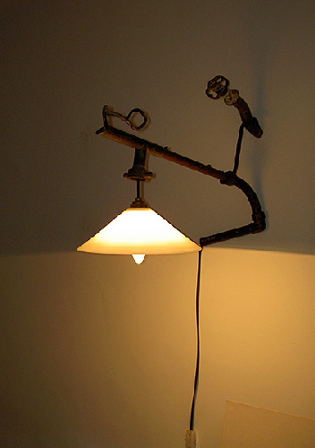 Lamp 1 (made from recycled materials)