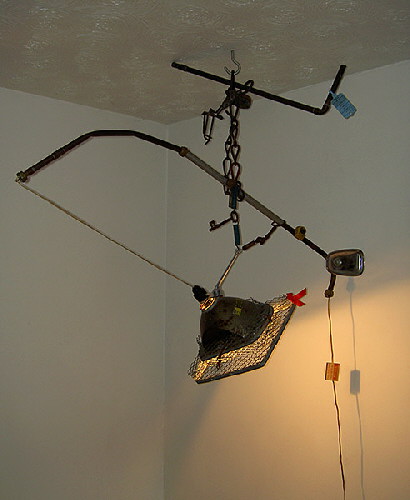 Lamp 2 (made from recycled materials)