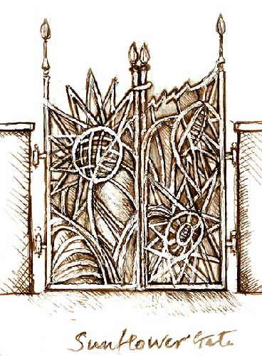 Sunflower Gate Design